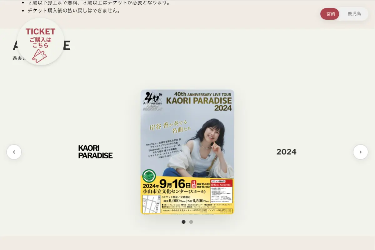 過去の公演実績